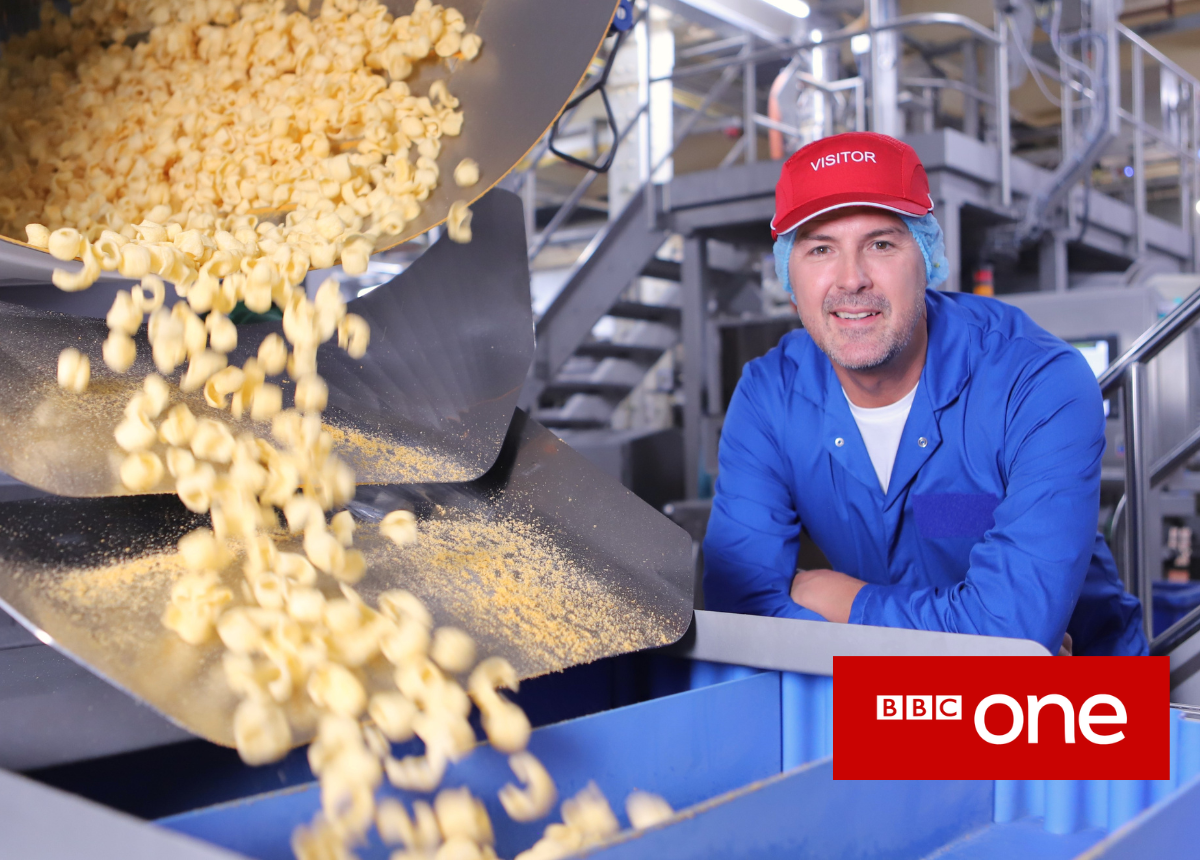 BBC One's Inside the Factory discovers how Quavers are made in Lincoln