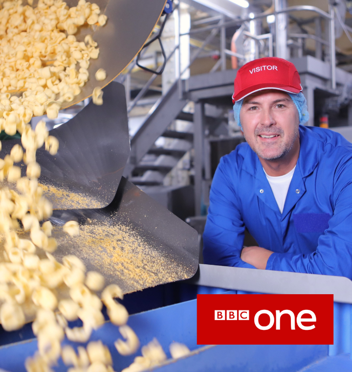 BBC One's Inside the Factory discovers how Quavers are made in Lincoln