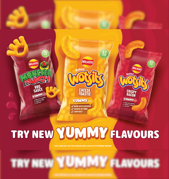 We're launching a new range of Walkers snacks made with chickpea